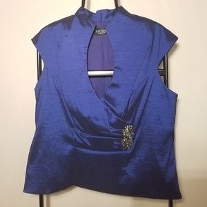 Blue Women's Elegant Blouse *Size 12*
